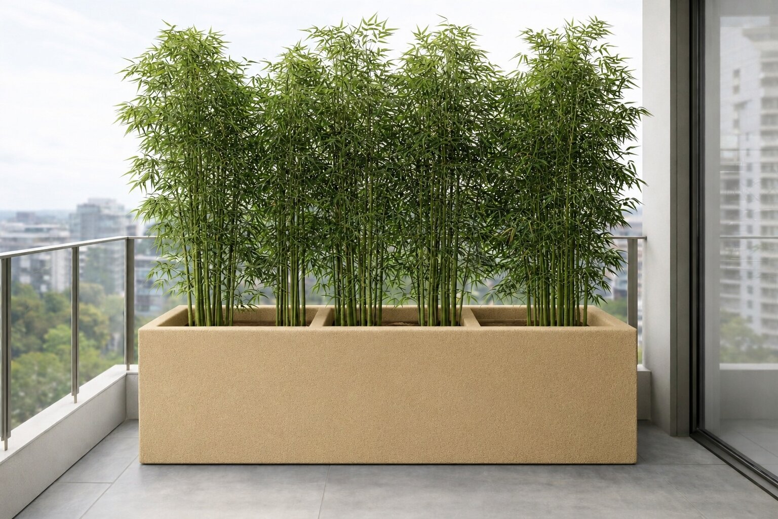 Jardineira 90x35x30cm — vaso de polietileno Mirage Decor