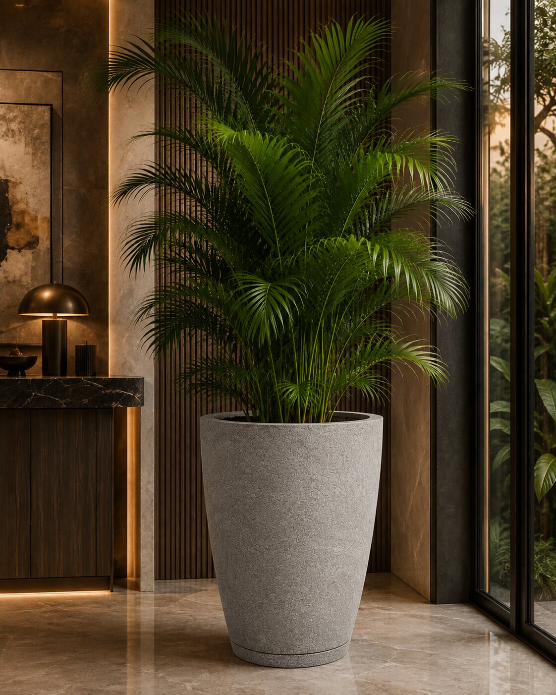 Vaso Cônico 63x38x25cm — vaso de polietileno Mirage Decor