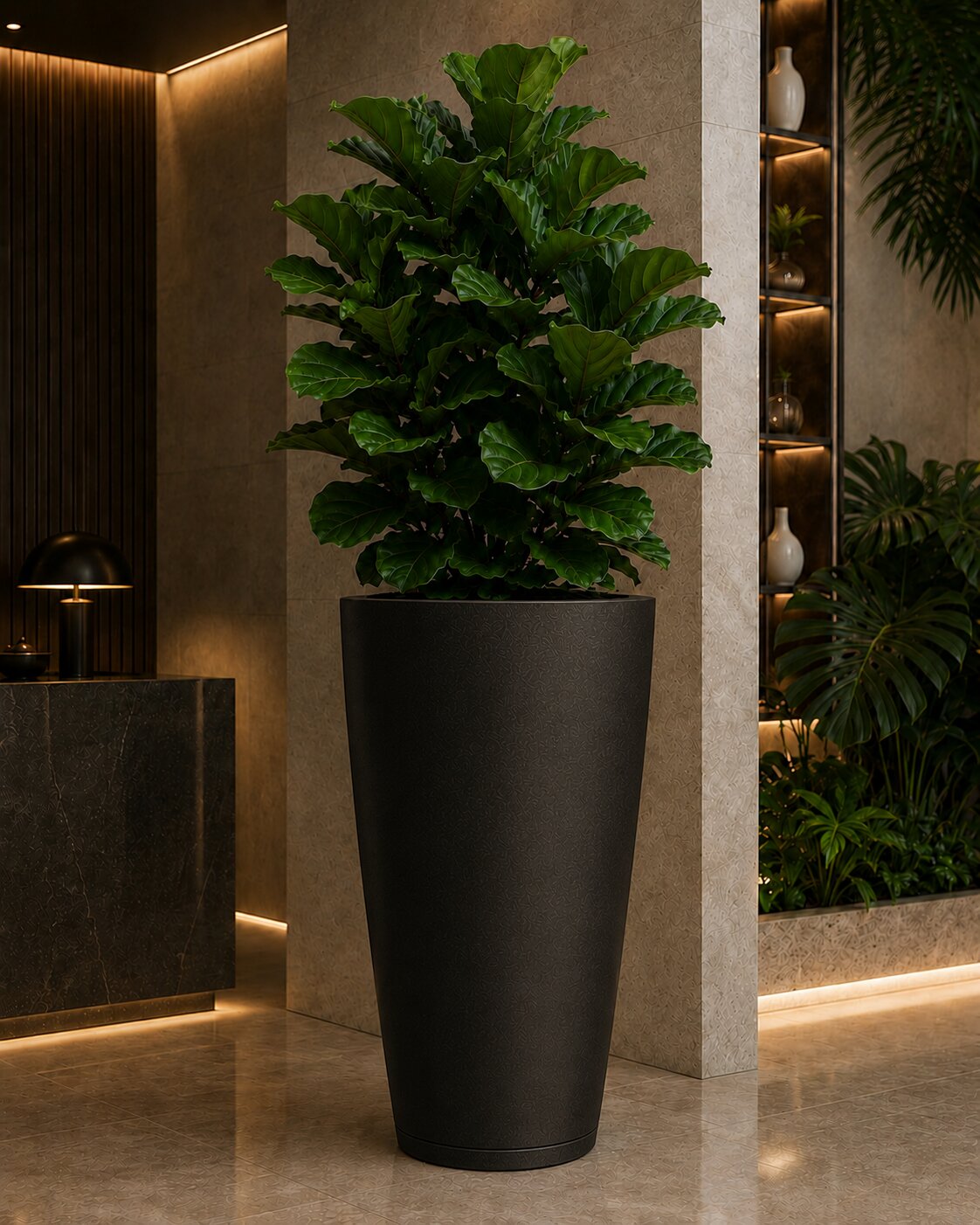 Vaso Cônico 76x44x29cm